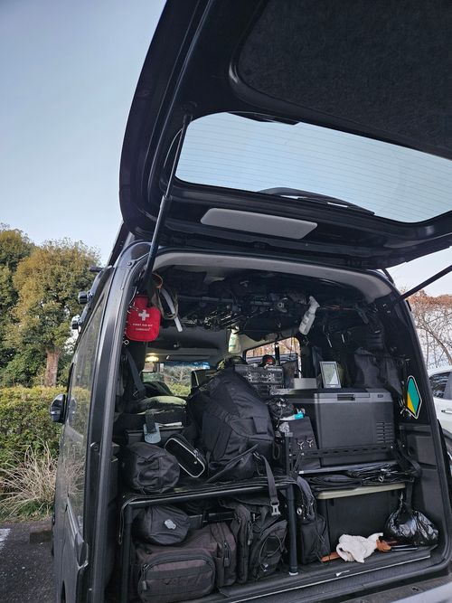 雪山登山車中泊 RVパーク ホテルスターらんど グループキャンプ ソロキャンプ 区画サイト オートサイト IZUIZUさんのキャンプブログ CAMPiii（キャンピー） -キャンプ専用SNS キャンプのすべてがここに集まる-