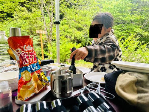トラブルデイキャンプ 紀泉わいわい村 FUNNY HEARTH ファミリーキャンプ 区画サイト say Gさんのキャンプブログ CAMPiii（キャンピー） -キャンプ専用SNS キャンプのすべてがここに集まる-
