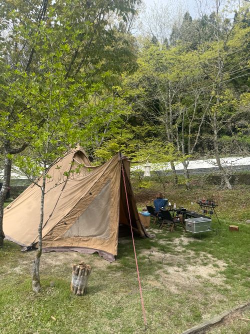 テント泊は久しぶり😁 山鳥の森オートキャンプ場 ファミリーキャンプ 区画サイト オートサイト moreAiさんのキャンプブログ CAMPiii（キャンピー） -キャンプ専用SNS キャンプのすべてがここに集まる-