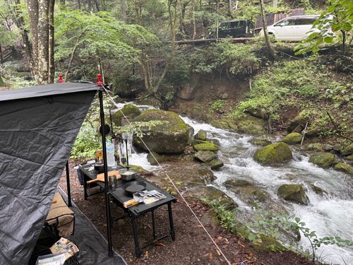 チーズナン焼いてみた🧀 やぐら沢キャンプ場 ソロキャンプ 区画サイト オートサイト かとかとさんのキャンプブログ CAMPiii（キャンピー） -キャンプ専用SNS キャンプのすべてがここに集まる-