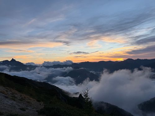 山キャン(燕岳) 燕山荘 ソロキャンプ フリーサイト シルバーズさんのキャンプブログ CAMPiii（キャンピー） -キャンプ専用SNS キャンプのすべてがここに集まる-