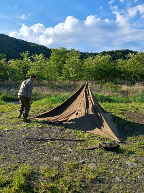 スイス軍🇨🇭ドイツ軍🇩🇪 親子合同演習🏕️ 角田大橋 ファミリーキャンプ フリーサイト ウエィダーさんのキャンプブログ CAMPiii（キャンピー） -キャンプ専用SNS キャンプのすべてがここに集まる-