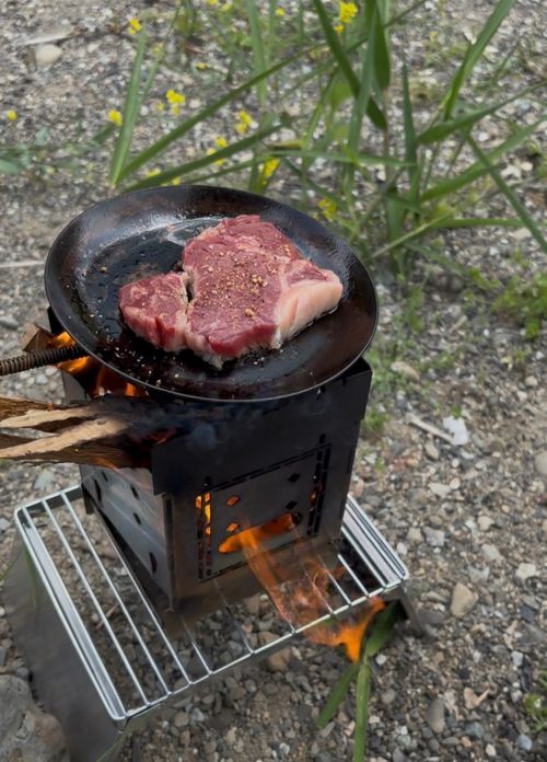 やりたかった事ほぼ出来た！　　　　　　　　　　　　　Norway military🇳🇴steak camp🥩 前川キャンプ場 ソロキャンプ フリーサイト Camp 'n'g  Roll♪🏁さんのキャンプブログ CAMPiii（キャンピー） -キャンプ専用SNS キャンプのすべてがここに集まる-