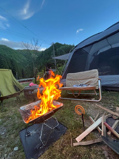夏キャンプ　涼を求めて山奥へ NOSEGAWA GARDEN ファミリーキャンプ 区画サイト △kuuga△さんのキャンプブログ CAMPiii（キャンピー） -キャンプ専用SNS キャンプのすべてがここに集まる-