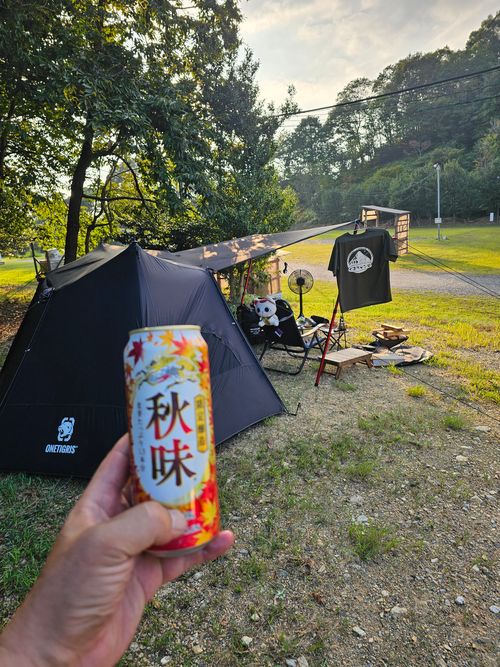 俺のあそび044 そうだ凶都で逝こう (๑•㉨•๑)ฅ くつわ池自然公園キャンプ場 ソロキャンプ オートサイト フリーサイト くまくまさんのキャンプブログ CAMPiii(キャンピー) -キャンプ専用SNS キャンプのすべてがここに集まる-