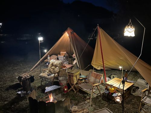 Thanks 2025‼︎✨ ホシアカリ 波うち グループキャンプ はやぷささんのキャンプブログ CAMPiii（キャンピー） -キャンプ専用SNS キャンプのすべてがここに集まる-