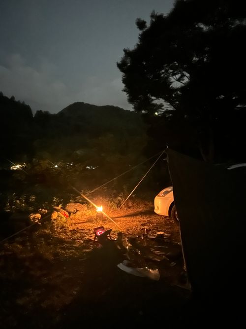 なんとか繰り出せたキャンプ⛺️ 新戸キャンプ場 ソロキャンプ 区画サイト Genさんのキャンプブログ CAMPiii（キャンピー） -キャンプ専用SNS キャンプのすべてがここに集まる-