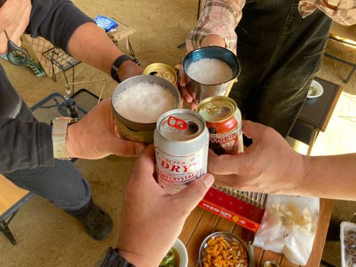 初の湖南は鬼ばかり？ （猪苗代湖 編） 江湖村キャンプ場 グループキャンプ フリーサイト FUNEさんのキャンプブログ CAMPiii（キャンピー） -キャンプ専用SNS キャンプのすべてがここに集まる-