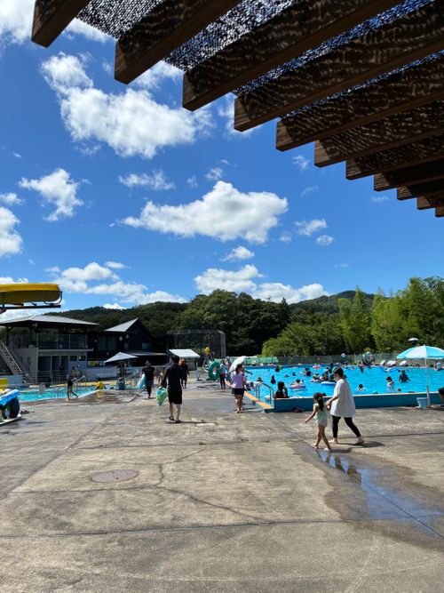 2025年9回目、恒例のプールキャン🏊‍♂️ 邑南町青少年旅行村 ファミリーキャンプ 区画サイト オートサイト わいげさんのキャンプブログ CAMPiii（キャンピー） -キャンプ専用SNS キャンプのすべてがここに集まる-