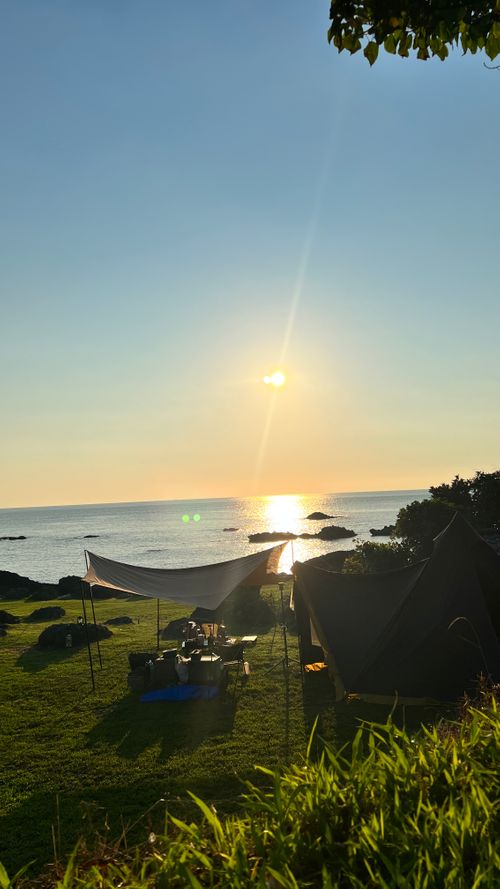 真夏のキャンプ　福井キャンプ　〜2-Night Camping Trip〜 オーシャンズ | オートキャンプ場・RVパーク・ドッグラン ソロキャンプ 区画サイト b_c.a.m.p （KABUTO 改め）さんのキャンプブログ CAMPiii（キャンピー） -キャンプ専用SNS キャンプのすべてがここに集まる-