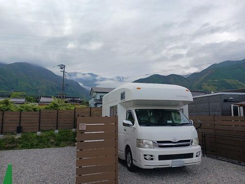 5/06（水）痛車で白馬と♨を満喫した梯子旅...in 駒ケ根♨ RVパーク 駒ケ岳 ファミリーキャンプ キャンピングカー vios outdoor'sさんのキャンプブログ CAMPiii（キャンピー） -キャンプ専用SNS キャンプのすべてがここに集まる-