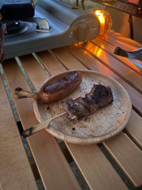 会社BBQからのソロキャンプ GRAN REGALO ASAGIRI(グランレガロあさぎり) ソロキャンプ 区画サイト オートサイト ちはみなさんのキャンプブログ CAMPiii（キャンピー） -キャンプ専用SNS キャンプのすべてがここに集まる-