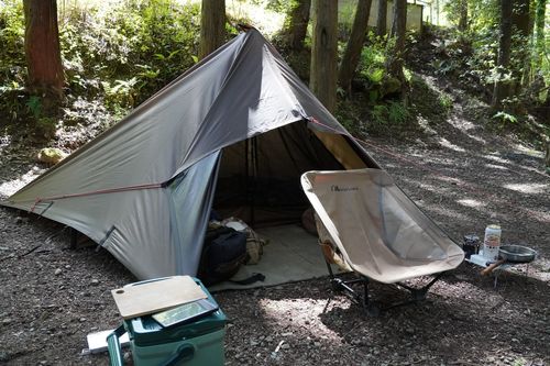 安定のクアハウス クアハウス山小屋 ソロキャンプ 区画サイト 週末スナフキンさんのキャンプブログ CAMPiii（キャンピー） -キャンプ専用SNS キャンプのすべてがここに集まる-