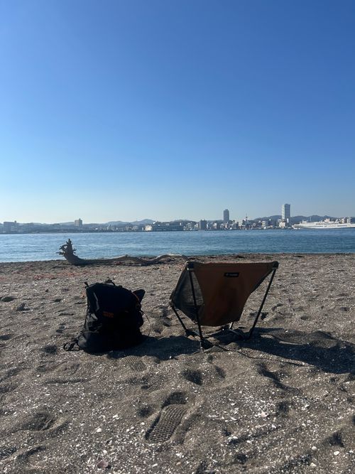 東京湾に残された唯一の自然島にてチェアリング 猿島 ソロキャンプ フリーサイト Genさんのキャンプブログ CAMPiii（キャンピー） -キャンプ専用SNS キャンプのすべてがここに集まる-