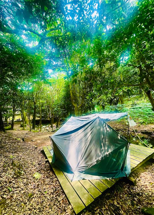 川遊びリターンズ！？おじ🐰キャン△ in 深坂自然の森キャンプ場 〜 CAMP NO.202 深坂自然の森キャンプ場 ソロキャンプ ファミリーキャンプ 区画サイト おじキャン△さんのキャンプブログ CAMPiii（キャンピー） -キャンプ専用SNS キャンプのすべてがここに集まる-