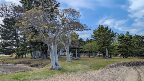 筑波山と夕日 親沢公園キャンプ場 ソロキャンプ フリーサイト アークさんのキャンプブログ CAMPiii（キャンピー） -キャンプ専用SNS キャンプのすべてがここに集まる-