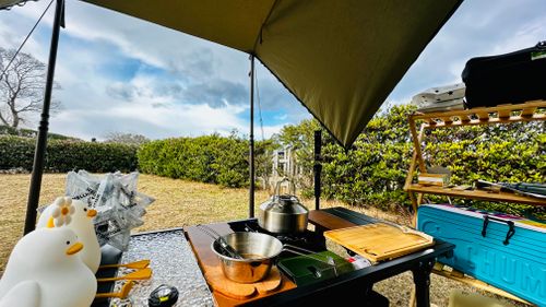 2026初キャンプ マイアミ浜オートキャンプ場 ソロキャンプ 区画サイト ちゃむ！さんのキャンプブログ CAMPiii（キャンピー） -キャンプ専用SNS キャンプのすべてがここに集まる-