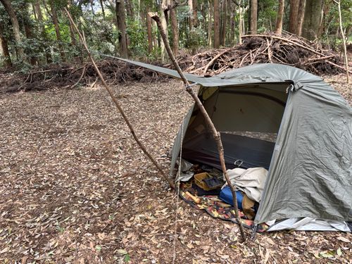 ただベーコンを炙ってみたかっただけのキャンプ 茨城県 ソロキャンプ 区画サイト ASAPさんのキャンプブログ CAMPiii（キャンピー） -キャンプ専用SNS キャンプのすべてがここに集まる-