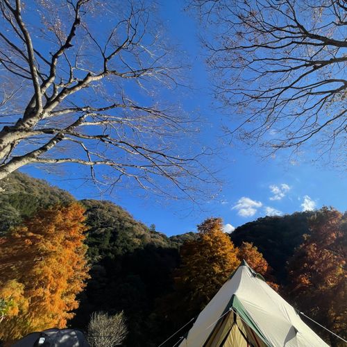 晩秋の大原湖 ふれあいパーク大原湖 ファミリーキャンプ 区画サイト オートサイト フォレキャンさんのキャンプブログ CAMPiii（キャンピー） -キャンプ専用SNS キャンプのすべてがここに集まる-