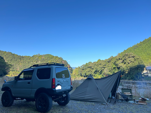 キャンプ日和。　雨男が向かう。 田辺川湯キャンプ場 ソロキャンプ グループキャンプ フリーサイト △kuuga△さんのキャンプブログ CAMPiii（キャンピー） -キャンプ専用SNS キャンプのすべてがここに集まる-