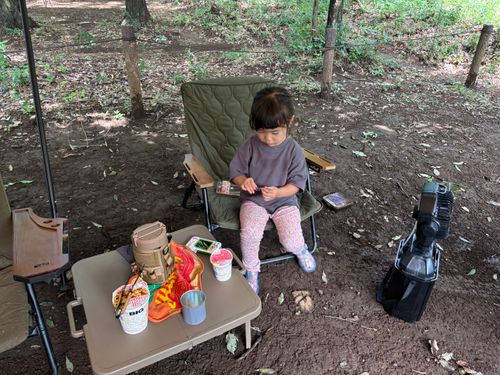 ８月キャンプ２（父娘初）⛺️ １日目/２泊 智光山公園 キャンプ場 ファミリーキャンプ オートサイト boorishcamperさんのキャンプブログ CAMPiii（キャンピー） -キャンプ専用SNS キャンプのすべてがここに集まる-