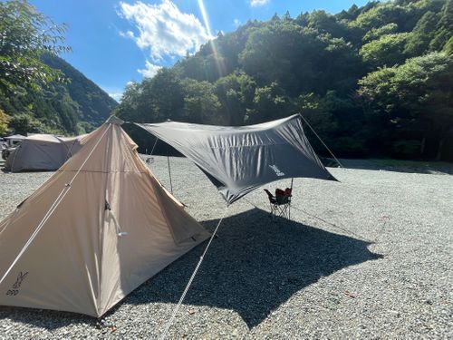 初!川沿いキャンプ! 神之川キャンプ場 ソロキャンプ 区画サイト オートサイト ぺちゃさんのキャンプブログ CAMPiii(キャンピー) -キャンプ専用SNS キャンプのすべてがここに集まる-
