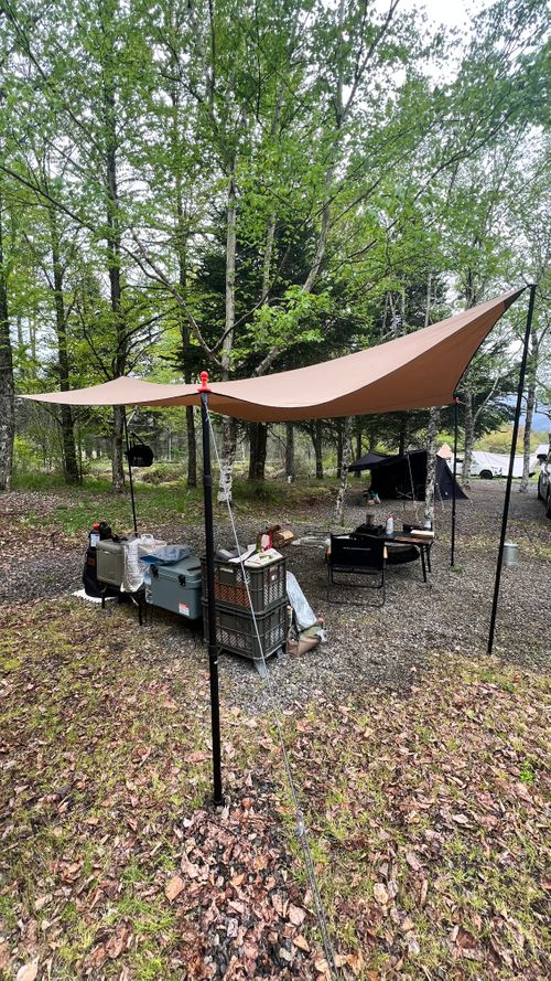 GWだ！キャンプだ‼︎雨だｰ!!! 木曽駒森林公園 ソロキャンプ グループキャンプ 区画サイト KABUTOさんのキャンプブログ CAMPiii（キャンピー） -キャンプ専用SNS キャンプのすべてがここに集まる-