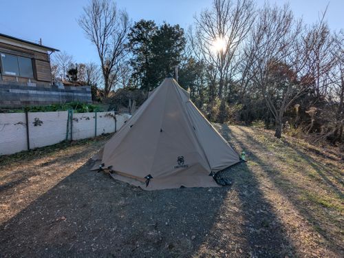 年末キャンプ 高原キャンプ場 樹庭夢 ソロキャンプ 区画サイト 3838Outdoorさんのキャンプブログ CAMPiii（キャンピー） -キャンプ専用SNS キャンプのすべてがここに集まる-