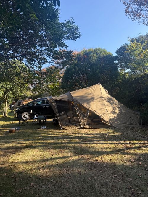 CAMP ROCK参加してみた😁 城南天然温泉かたるの森 ファミリーキャンプ 区画サイト オートサイト moreAiさんのキャンプブログ CAMPiii（キャンピー） -キャンプ専用SNS キャンプのすべてがここに集まる-