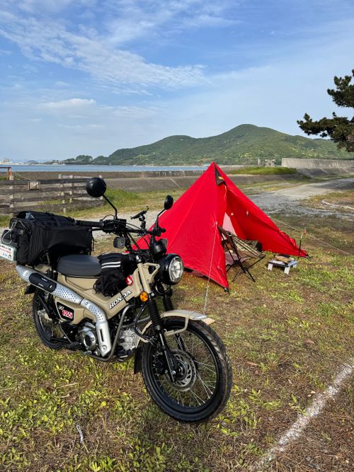 新しい相棒と 仁崎キャンプ場 ソロキャンプ グループキャンプ フリーサイト Aoさんのキャンプブログ CAMPiii（キャンピー） -キャンプ専用SNS キャンプのすべてがここに集まる-