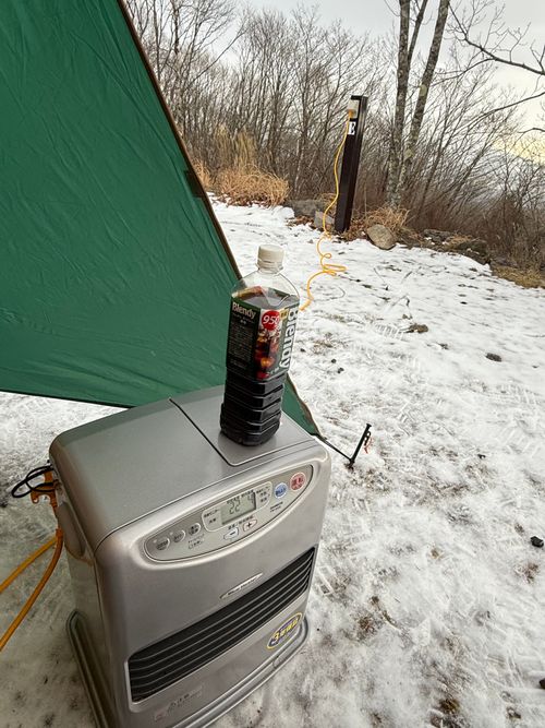 冬キャンプ始まる。 CAMP SKY FIELD-車山オートキャンプ場 ソロキャンプ 区画サイト シルバーズさんのキャンプブログ CAMPiii（キャンピー） -キャンプ専用SNS キャンプのすべてがここに集まる-