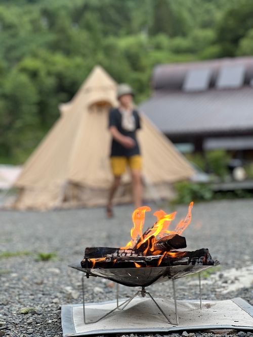 雨と爆風とペースキャンプ 木曽駒冷水キャンプ公園 ファミリーキャンプ フリーサイト hiyryushoさんのキャンプブログ CAMPiii（キャンピー） -キャンプ専用SNS キャンプのすべてがここに集まる-