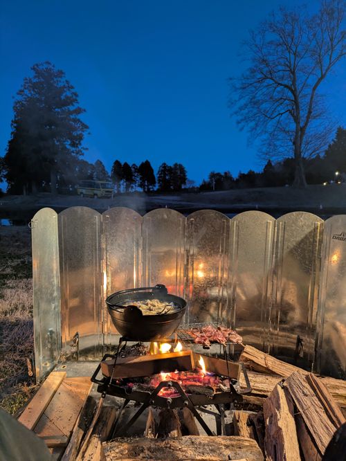 【粕汁✕ハツ串✕クラフトビール】千葉の楽々ガーデン ソロキャンプ フリーサイト MOTO△CAMPさんのキャンプブログ CAMPiii（キャンピー） -キャンプ専用SNS キャンプのすべてがここに集まる-