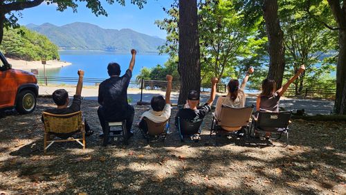 CAMPiii（キャンピー） ぷりんさんのキャンプブログ 全力中年の夏休み✨は山にsupに盛りだくさん٩(ˊᗜˋ*)و♪﻿ 本栖湖いこいの森キャンプ場