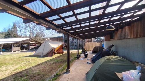 冬の終わりを告げるオジサン4人グルキャン キャンプ&農園 玖珠の杜 グループキャンプ 区画サイト スローライフに憧れるさんのキャンプブログ CAMPiii（キャンピー） -キャンプ専用SNS キャンプのすべてがここに集まる-