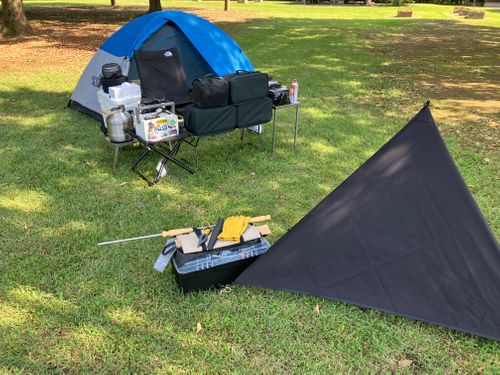 焚き火デビューしようとしてやっぱりやめたキャンプ⛺️ ソロキャンプ フリーサイト 美雪さんのキャンプブログ CAMPiii（キャンピー） -キャンプ専用SNS キャンプのすべてがここに集まる-