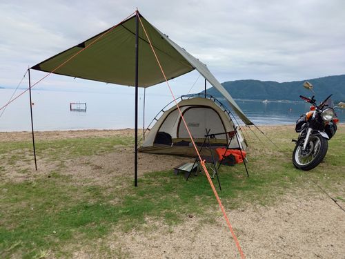 CAMPiii（キャンピー） おかずさんのキャンプブログ 琵琶湖湖畔キャンツー 白浜荘オートキャンプ場