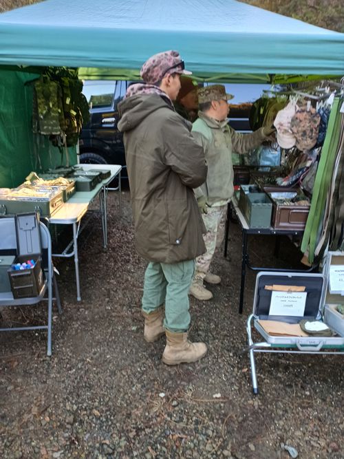 軍幕キャンプ納め 角田大橋河川敷 ソロキャンプ フリーサイト ウエィダーさんのキャンプブログ CAMPiii（キャンピー） -キャンプ専用SNS キャンプのすべてがここに集まる-