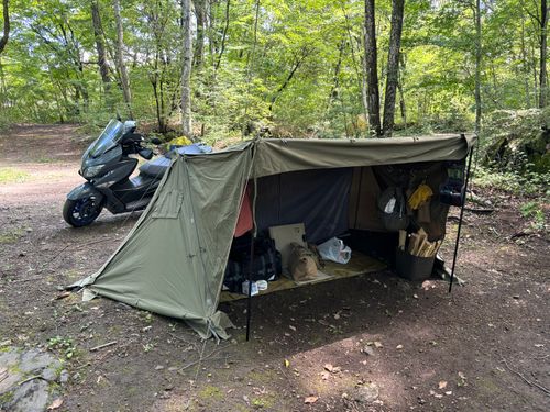 都会の猛暑から逃れて 百年小屋キャンプ場 ソロキャンプ オートサイト フリーサイト ASAPさんのキャンプブログ CAMPiii（キャンピー） -キャンプ専用SNS キャンプのすべてがここに集まる-