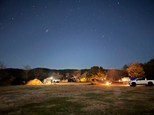 星空と寒さを楽しむ晩秋キャンプ 北房もみじ公園キャンプ場 ソロキャンプ フリーサイト yoshiさんのキャンプブログ CAMPiii（キャンピー） -キャンプ専用SNS キャンプのすべてがここに集まる-