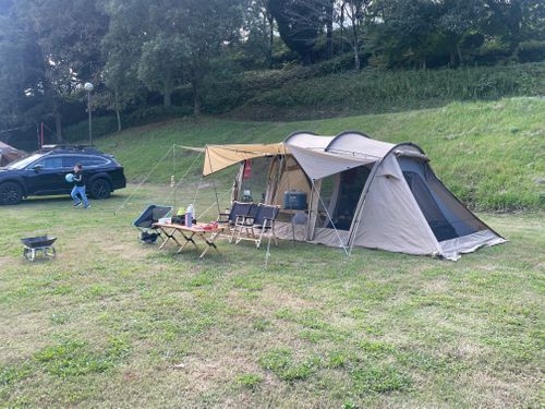 久しぶりのキャンプ リバーパーク犬飼 ファミリーキャンプ フリーサイト Shinさんのキャンプブログ CAMPiii（キャンピー） -キャンプ専用SNS キャンプのすべてがここに集まる-