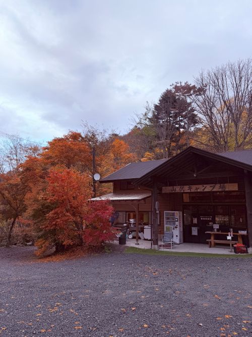 紅葉の山伏グルキャン 山伏オートキャンプ場 グループキャンプ 区画サイト atelierさんのキャンプブログ CAMPiii（キャンピー） -キャンプ専用SNS キャンプのすべてがここに集まる-