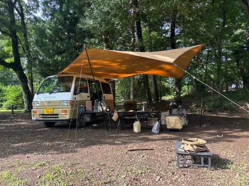 ８月キャンプ２（父娘初）⛺️ １日目/２泊 智光山公園 キャンプ場 ファミリーキャンプ オートサイト boorishcamperさんのキャンプブログ CAMPiii（キャンピー） -キャンプ専用SNS キャンプのすべてがここに集まる-