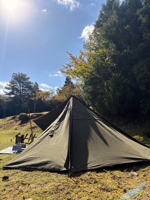 天空軍幕キャンプ🪖 ソロキャンプ オートサイト Camp 'n'g  Roll♪🏁さんのキャンプブログ CAMPiii（キャンピー） -キャンプ専用SNS キャンプのすべてがここに集まる-