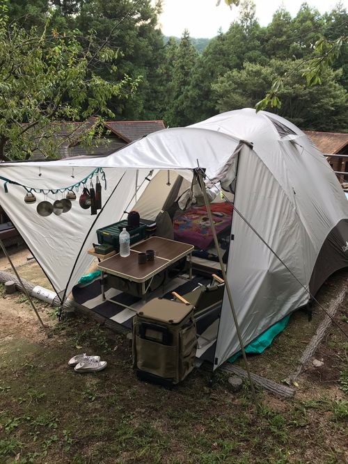 ファミリーキャンプデビュー ファミリーキャンプ 区画サイト まさみすさんのキャンプブログ CAMPiii（キャンピー） -キャンプ専用SNS キャンプのすべてがここに集まる-