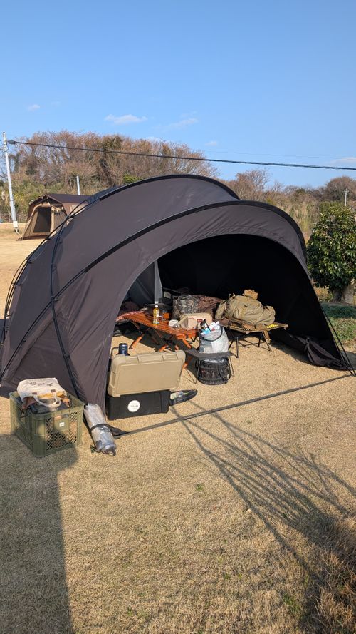 ひな祭り(だったね)🎎WBC応援キャンプ⚾️ たまなフラワーパーク ソロキャンプ ファミリーキャンプ グループキャンプ 区画サイト ヒゲキャンさんのキャンプブログ CAMPiii（キャンピー） -キャンプ専用SNS キャンプのすべてがここに集まる-