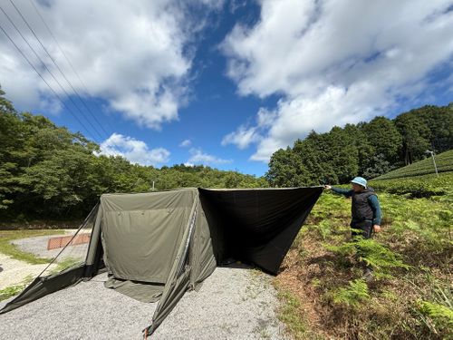 史上初、、、、 アウトドアベース京都 OUTDOOR BASE KYOTO ソロキャンプ フリーサイト まーくんさんのキャンプブログ CAMPiii(キャンピー) -キャンプ専用SNS キャンプのすべてがここに集まる-