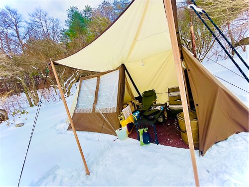 念願の雪中⛄️おじおばうさキャン△ in 板木まきばの里キャンプ場 〜 CAMP NO.173 小板まきばの里キャンプ場 ファミリーキャンプ グループキャンプ 区画サイト おじキャン△さんのキャンプブログ CAMPiii（キャンピー） -キャンプ専用SNS キャンプのすべてがここに集まる-