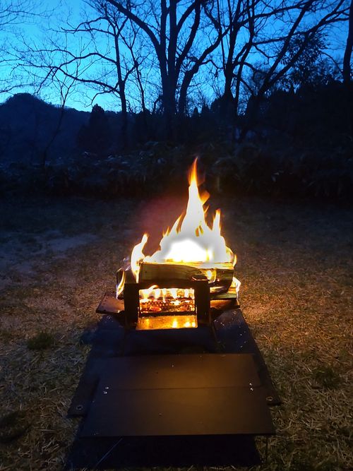 夏日！暑い暑い🥵 かみくの桃源郷 ソロキャンプ グループキャンプ 区画サイト マッサンさんのキャンプブログ CAMPiii（キャンピー） -キャンプ専用SNS キャンプのすべてがここに集まる-