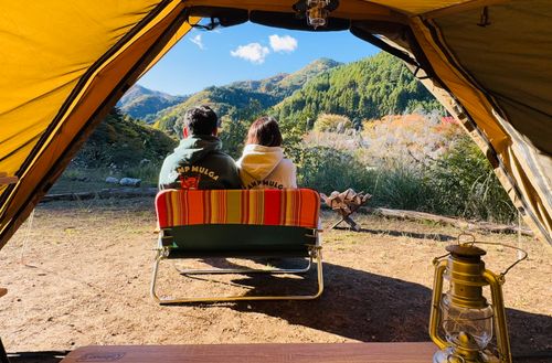 秋空の下、丸いものを食す WOODSMAN CAMPGROUND ファミリーキャンプ 区画サイト オートサイト EJIさんのキャンプブログ CAMPiii（キャンピー） -キャンプ専用SNS キャンプのすべてがここに集まる-